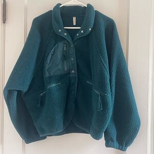 Free People Hit the Slopes fleece Jacket